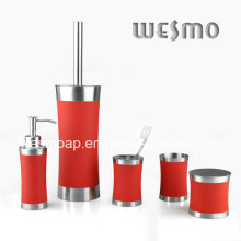 Rubber Oil Coating Stainless Steel Bathroom Accessories Set (WBS0509D)